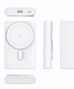 Sạc dự phòng không dây RACADOY 10.000mAh Trắng RCS1001M