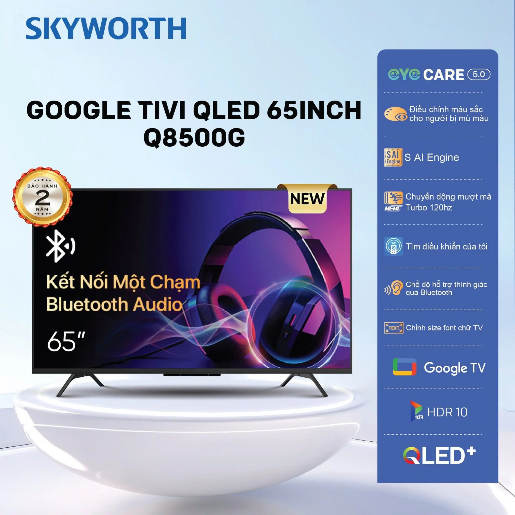 Q8500G | 4K UHD 65” QLED Google TV